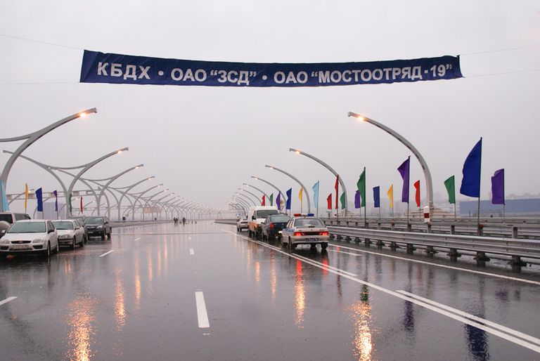 Открытие движения первой очереди Западного скоростного диаметра в Санкт-Петербурге Открытие движения первой очереди Западного скоростного диаметра в Санкт-Петербурге