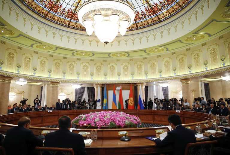 Заседание межправительственного совета Евразийского экономического союза (ЕАЭС) в широком составе Заседание межправительственного совета Евразийского экономического союза (ЕАЭС) в широком составе