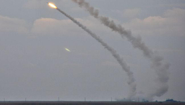 Ракетные учения вооруженных сил Украины близ Крыма
