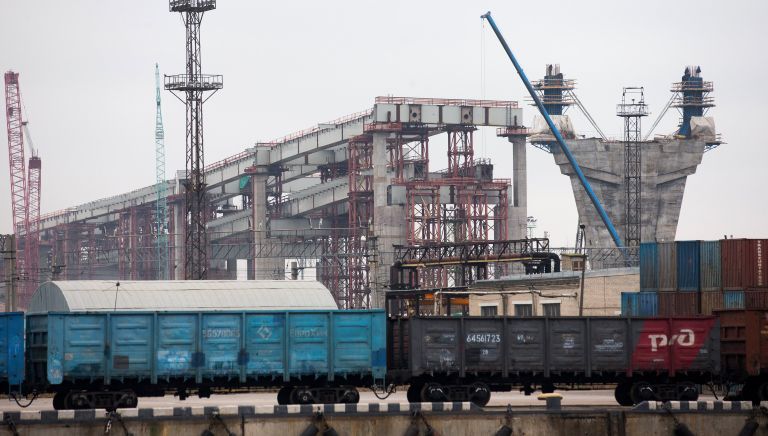 Строительство двухъярусного моста Западного скоростного диаметра в Санкт-Петербурге Строительство двухъярусного моста Западного скоростного диаметра в Санкт-Петербурге