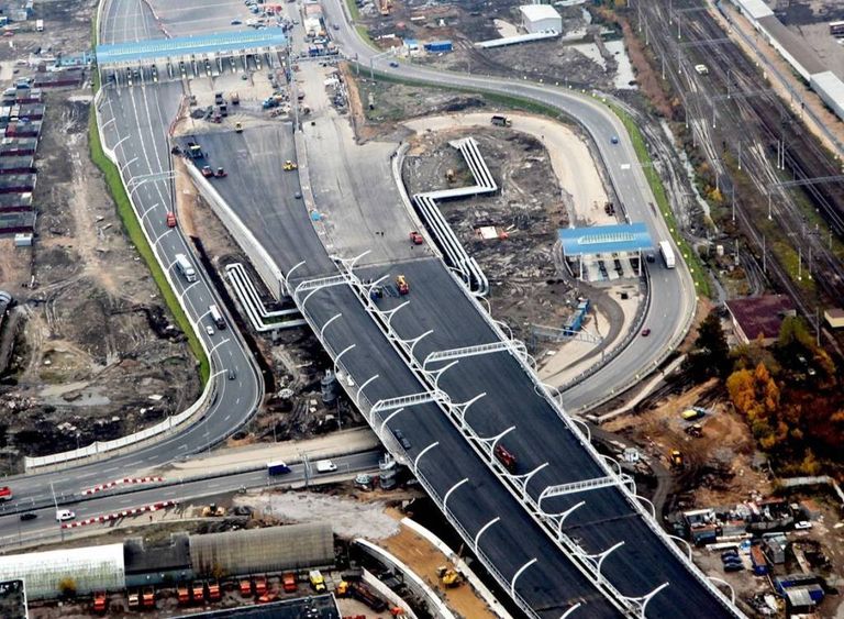 Строительство участка второй очереди Западного скоростного диаметра в Санкт-Петербурге Строительство участка второй очереди Западного скоростного диаметра в Санкт-Петербурге