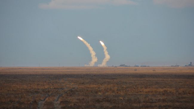 Ракетные учения вооруженных сил Украины близ Крыма