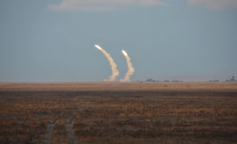 Ракетные учения вооруженных сил Украины близ Крыма
