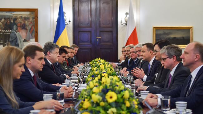 Визит президента Украины Петра Порошенко в Польшу
