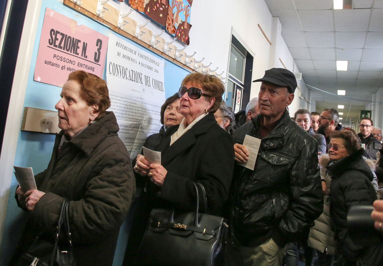 Голосование на референдуме по конституционной реформе в Италии. Флоренция, 4 декабря 2016 Голосование на референдуме по конституционной реформе в Италии. Флоренция, 4 декабря 2016