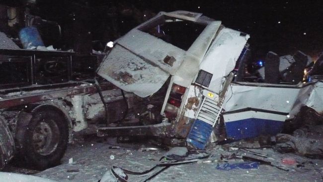 Место аварии на 926-м километре автодороги Тюмень — Ханты-Мансийск Место аварии на 926-м километре автодороги Тюмень — Ханты-Мансийск