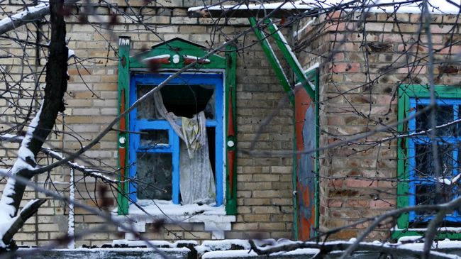 Последствия обстрелов Горловки в Донецкой области. Архивное фото