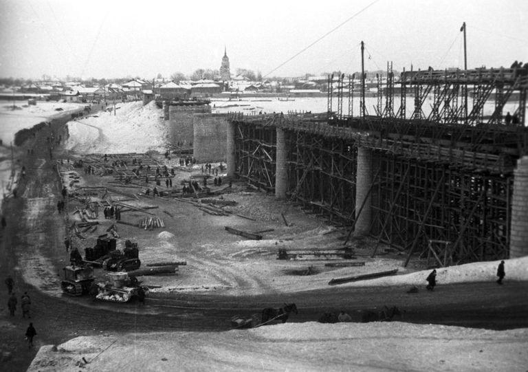 В городе Елец после освобождения. 19 декабря 1941 года 