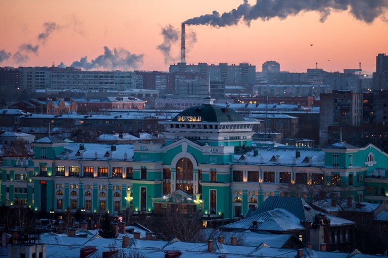 Железнодорожный вокзал, станция Омск-Пассажирский Железнодорожный вокзал, станция Омск-Пассажирский