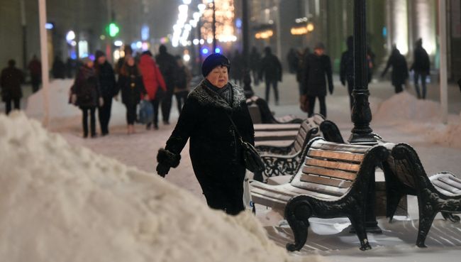 Снегопад в Москве Снегопад в Москве