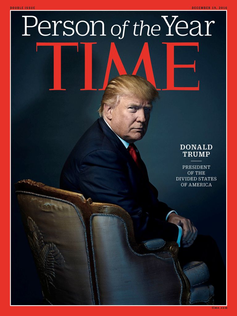 Трамп стал Человеком года по версии журнала Time Трамп стал Человеком года по версии журнала Time