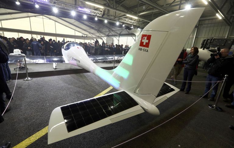 Уникальный двухместный самолет на солнечных батареях SolarStratos, 2016 Уникальный двухместный самолет на солнечных батареях SolarStratos, 2016