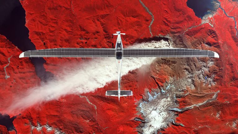 Уникальный двухместный самолет на солнечных батареях SolarStratos, 2016 Уникальный двухместный самолет на солнечных батареях SolarStratos, 2016