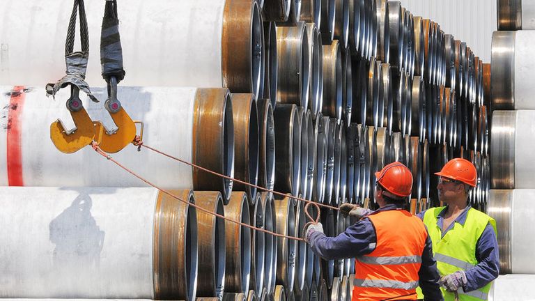 Трубы для строительства морского газопровода Южный поток