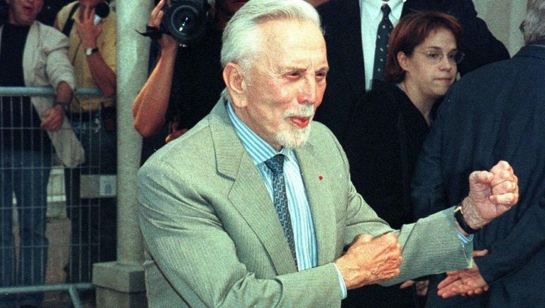 Американский актер Кирк Дуглас на 25-м фестивале американского кино в Довиле, Франция Американский актер Кирк Дуглас на 25-м фестивале американского кино в Довиле, Франция