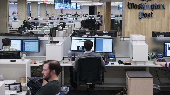 Редакция газеты The Washington Post в Вашингтоне, США Редакция газеты The Washington Post в Вашингтоне, США
