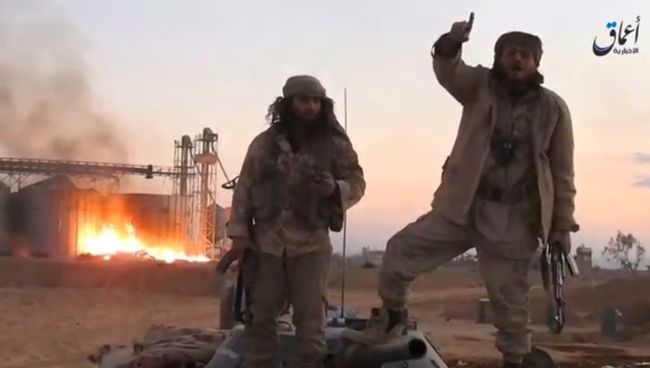 Боевики террористической группировки Исламское государство в районе Пальмиры, 11 декабря 2016
