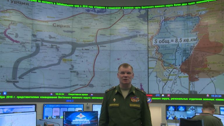Конашенков рассказал об атаках боевиков ИГ на сирийскую Пальмиру