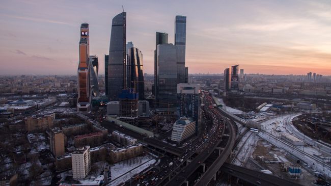 Вид на Москву. Архивное фото Вид на Москву. Архивное фото