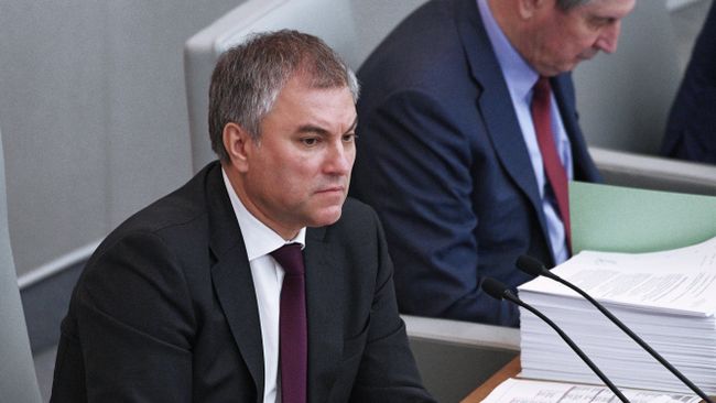 Председатель Государственной Думы РФ Вячеслав Володин. Архивное фото