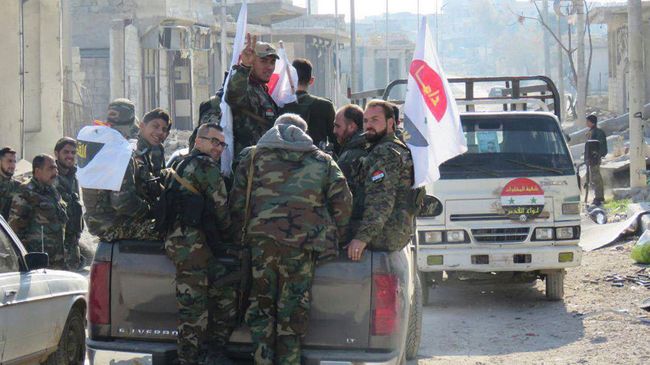 Сирийские военнослужащие