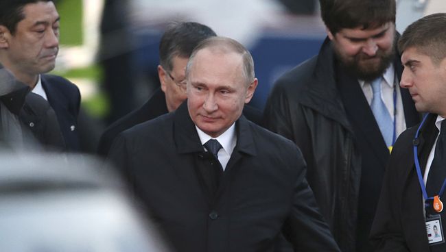 Президент России Владимир Путин в аэропорту Ямагути-Убе, Япония. 15 декабря 2016 Президент России Владимир Путин в аэропорту Ямагути-Убе, Япония. 15 декабря 2016