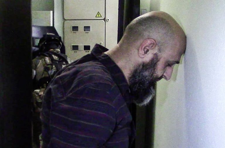Задержанный член диверсионно-террористической группы, обезвреженной ФСБ РФ в Москве Задержанный член диверсионно-террористической группы, обезвреженной ФСБ РФ в Москве