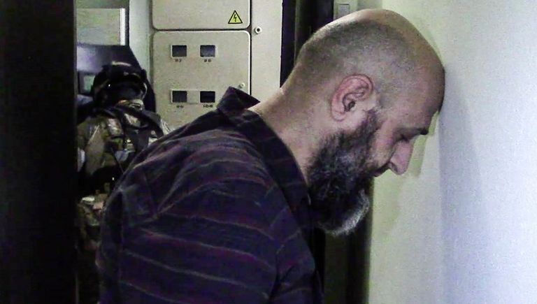 Задержанный член диверсионно-террористической группы, обезвреженной ФСБ РФ в Москве Задержанный член диверсионно-террористической группы, обезвреженной ФСБ РФ в Москве