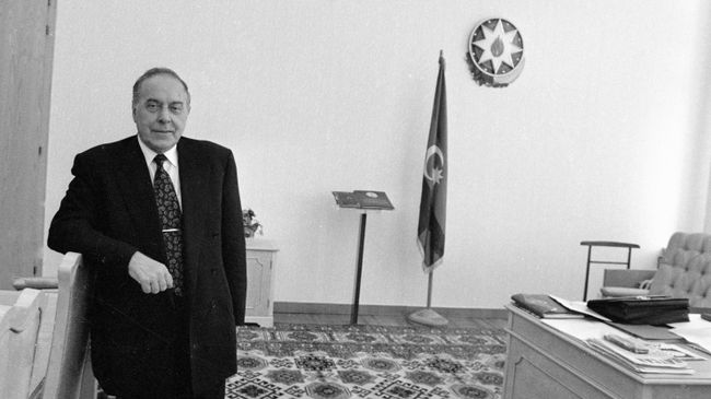 Президент Азербайджана Гейдар Алиев