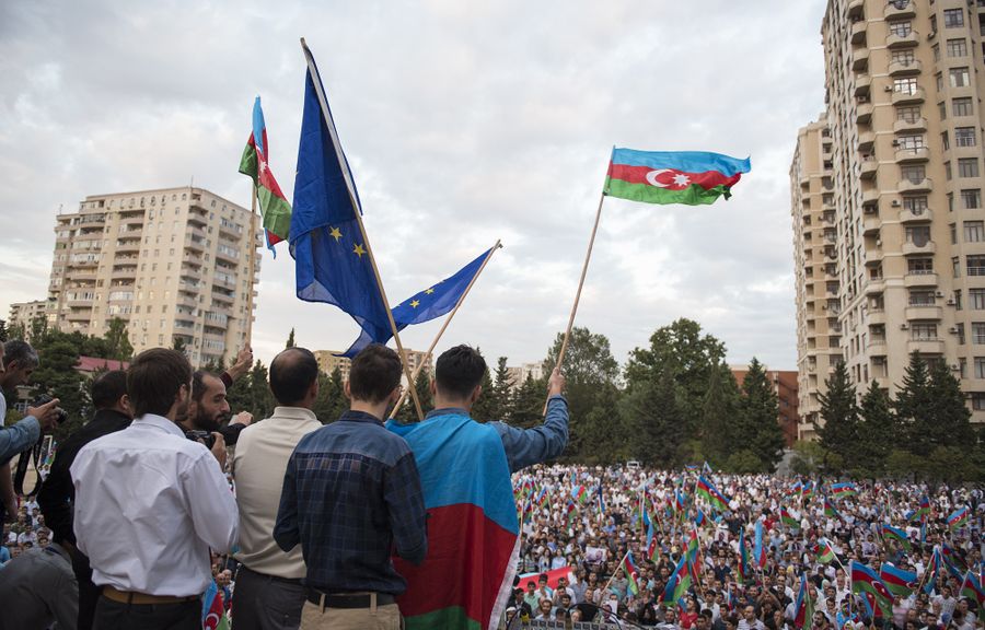 Митинг оппозиции в Баку Митинг оппозиции в Баку