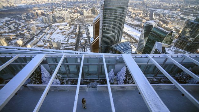 Открытие катка на крыше башни Око ММДЦ Москва-Сити. Архивное фото Открытие катка на крыше башни Око ММДЦ Москва-Сити. Архивное фото