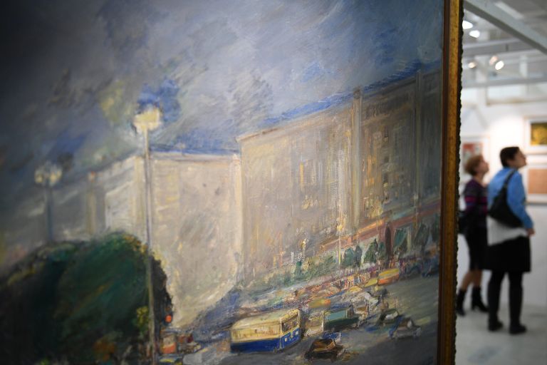 На открытии выставки Московская оттепель: 1953-1958 в Музее Москвы На открытии выставки Московская оттепель: 1953-1958 в Музее Москвы