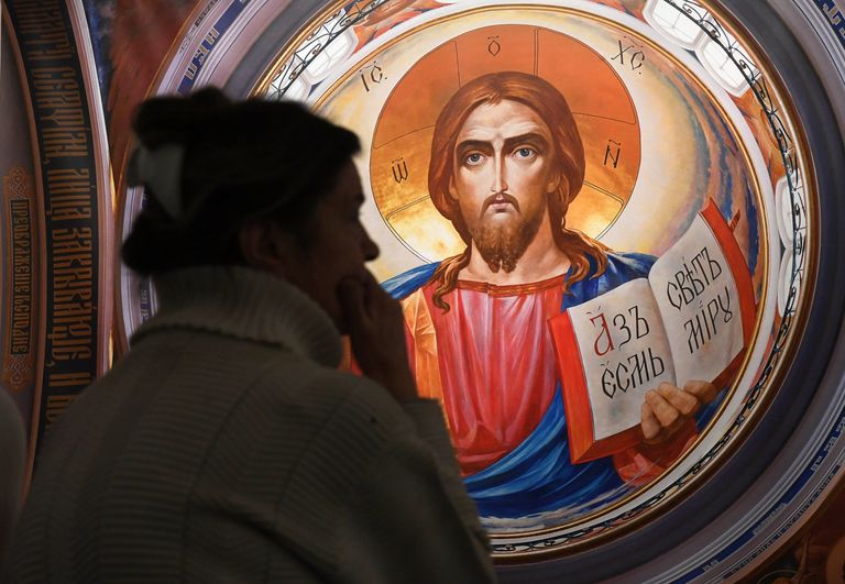Работа Василия Нестеренко на выставке Русский Афон Работа Василия Нестеренко на выставке Русский Афон