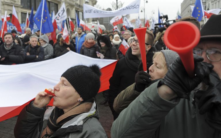 Митинг в Варшаве