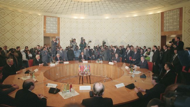 Подписание Протокола о создании СНГ, 19 декабря 1991 года Подписание Протокола о создании СНГ, 19 декабря 1991 года