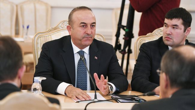Министр иностранных дел Турции Мевлют Чавушоглу во время трехсторонней встречи глав МИД России, Ирана и Турции в Москве. 20 декабря 2016 Министр иностранных дел Турции Мевлют Чавушоглу во время трехсторонней встречи глав МИД России, Ирана и Турции в Москве. 20 декабря 2016