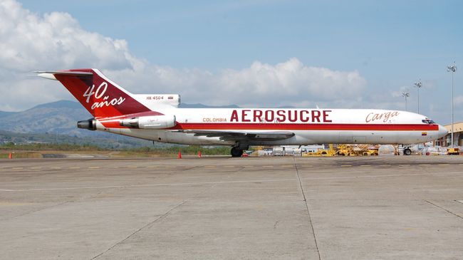 Грузовой самолет Boeing 727 компании Aerosucre