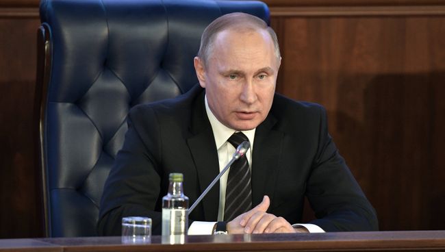 Президент России Владимир Путин. Архивное фото Президент России Владимир Путин. Архивное фото