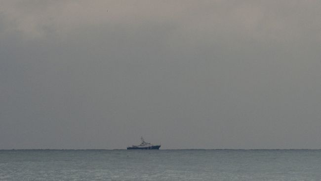Место крушения самолёта Ту-154 Минобороны РФ в Сочи Место крушения самолёта Ту-154 Минобороны РФ в Сочи