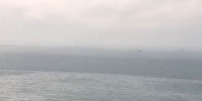 Видео с места крушения Ту-154 в районе Сочи