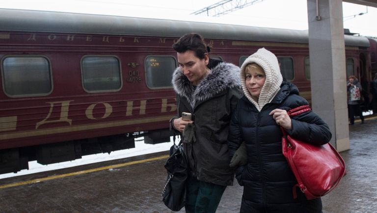 Елизавета Глинка привезла группу тяжелобольных детей из Донецка в Москву