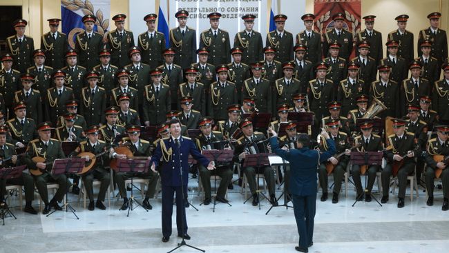 Академический Ансамбль песни и пляски Российской Армии имени А.В. Александрова. Архивное фото Академический Ансамбль песни и пляски Российской Армии имени А.В. Александрова. Архивное фото