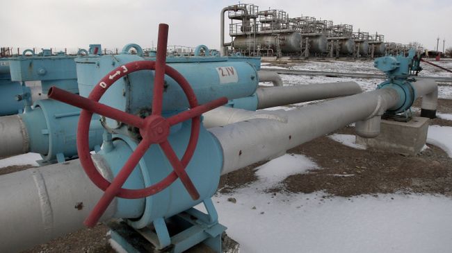 Газохранилище Черноморнефтегаз в Крыму