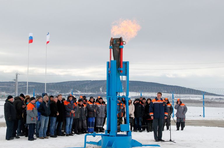 Запуск газопровода Кубань - Крым Запуск газопровода Кубань - Крым