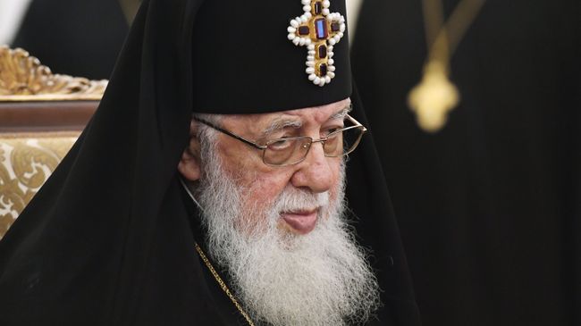 Католикос-патриарх всея Грузии Илия II. Архивное фото Католикос-патриарх всея Грузии Илия II. Архивное фото