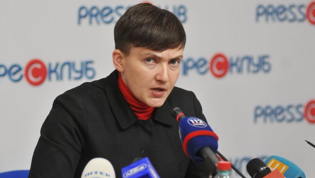 Депутат Верховной рады Украины Надежда Савченко. Архивное фото Депутат Верховной рады Украины Надежда Савченко. Архивное фото