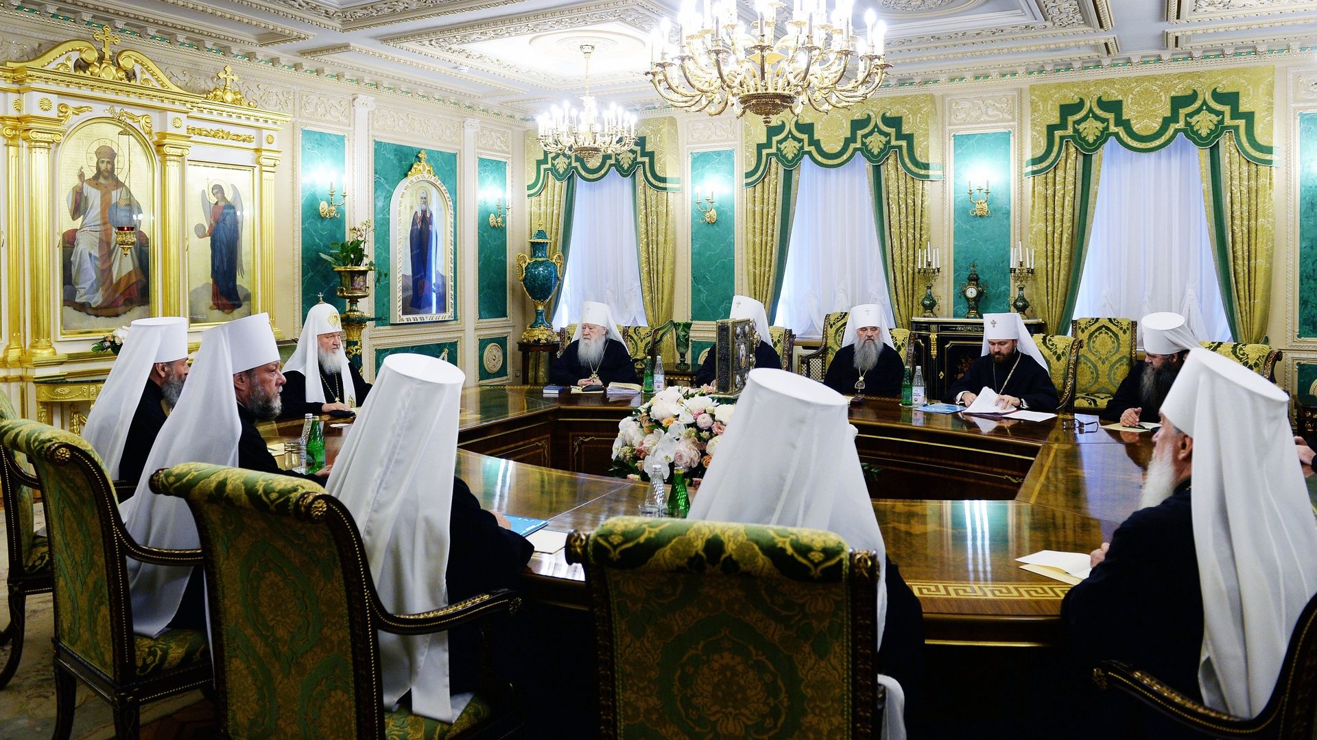 Заседание Священного синода Русской православной церкви - РИА Новости, 1920, 25.07.2024