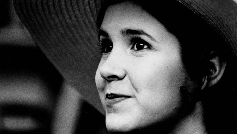 Американская актриса Кэрри Фишер. 1973 год