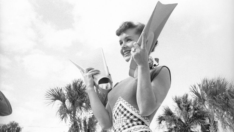 Актриса Дебби Рейнольдс. 1955 год Актриса Дебби Рейнольдс. 1955 год