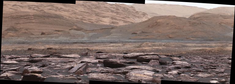 Фиолетовые булыжники, открытые марсоходом Curiosity Фиолетовые булыжники, открытые марсоходом Curiosity